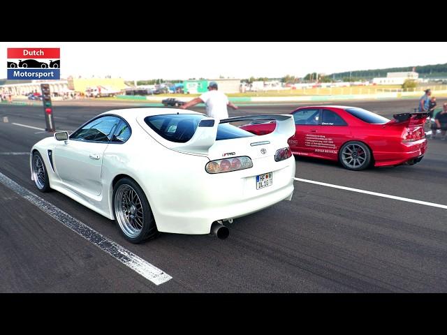 JDM Cars Drag Racing! - 1500HP Skyline GTR, 3-Rotor Turbo RX7, 1100HP Lancer Evo, Supra,...