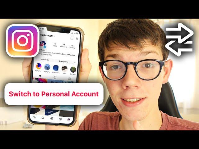 How To Switch Back To Personal Account On Instagram - Full Guide