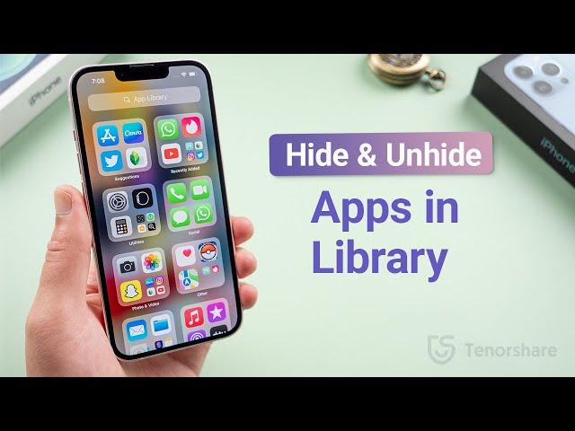 How to Hide Apps in Library on iPhone | Unhide Apps in iPhone Library