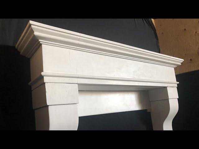 What is a Cast stone Fireplace Surround?