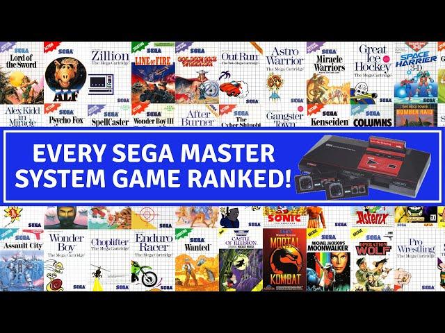 ALL 273 US/PAL Sega Master System Games RANKED BY THE CRITICS from WORST to FIRST