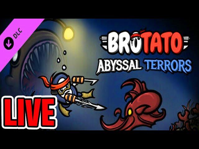 We play the new Brotato DLC Abyssal Terrors and go CRAZY