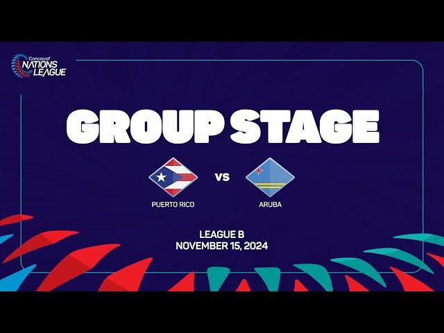 Puerto Rico vs Aruba | 2024/25 Concacaf Nations League