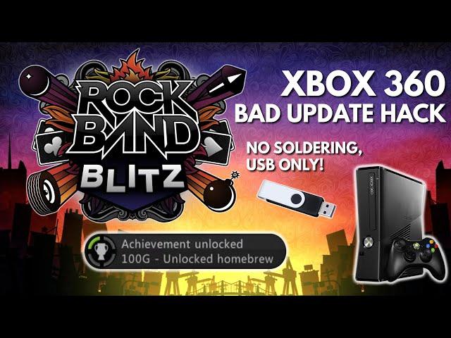 You can mod your Xbox 360 with Rock Band. This is how to do it