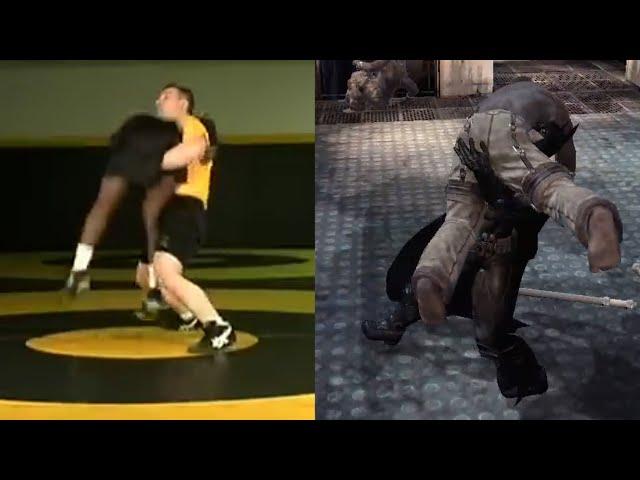 Wrestling Takedowns in Batman Arkham Asylum