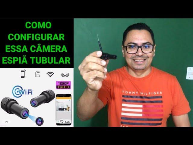 Mini câmera espiã tubular como configurar aplicativo: HomeEye