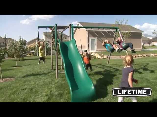 Lifetime Monkey Bar Adventure Swing Set