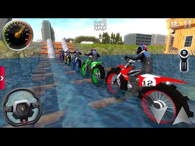 Juego De Motos - Motocross Dirt Bike Racing Tracks Simulator 3D #2 - Offroad Outlaws Gameplay [FHD]