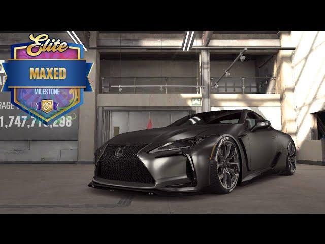 【CSR2】LC 500 (elite 35), shift & tune for 9.480 (updated)