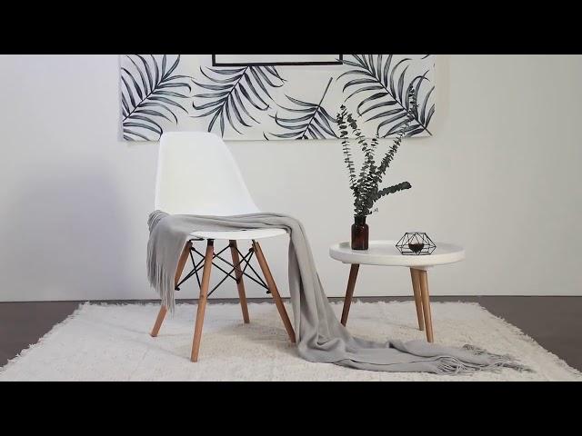 Assembled Modern Style Dining Chair Mid Century Modern