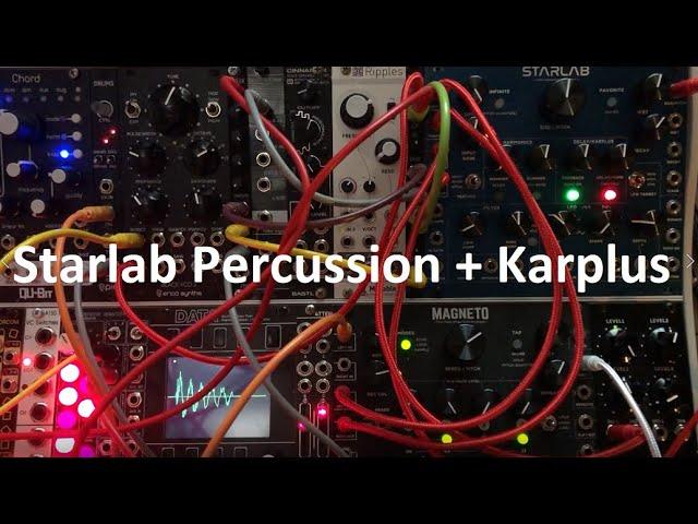 Strymon Starlab - Percussion + Karplus