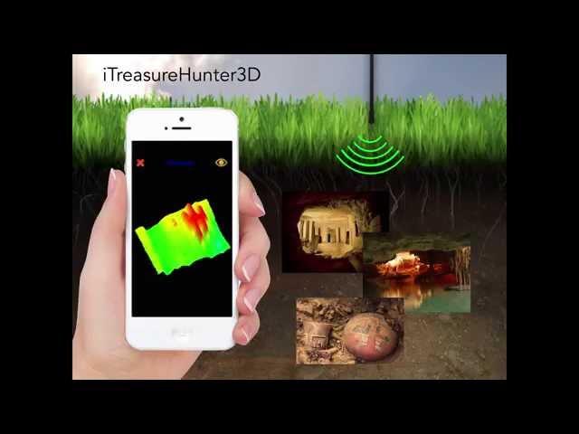 Treasure Hunter - 3D gold metal detector machine / that makes underground treasures visible