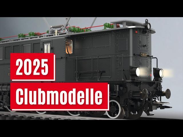 Clubmodelle 2025 von Märklin, Trix und LGB