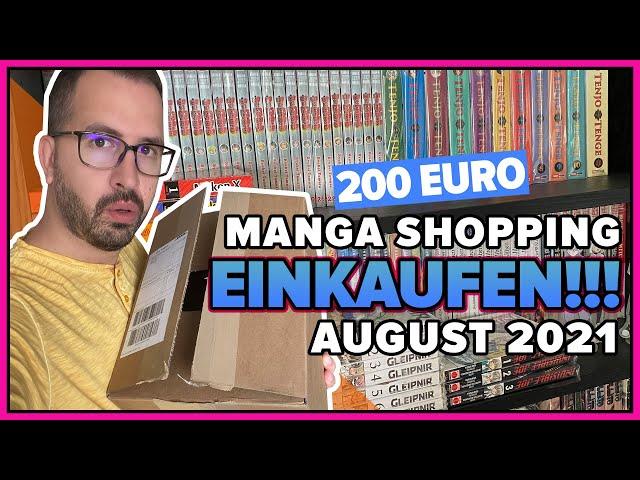 EINKAUFEN!!! 200€ Manga Shopping August 2021