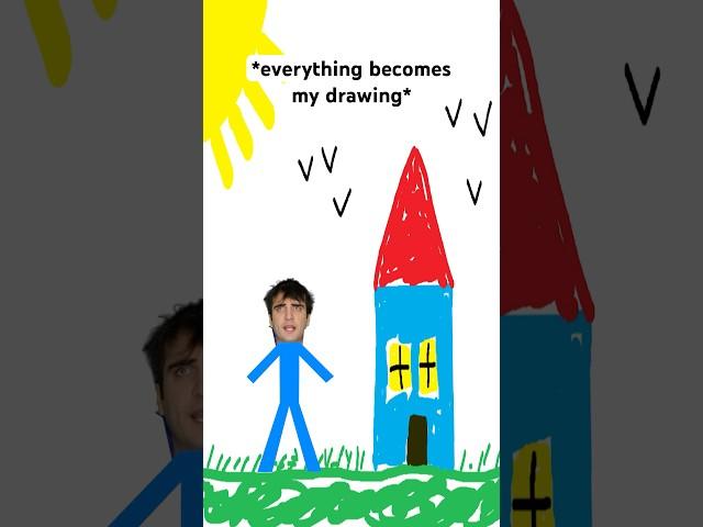 When You Draw The Sun In The Corner  #shorts #relatable