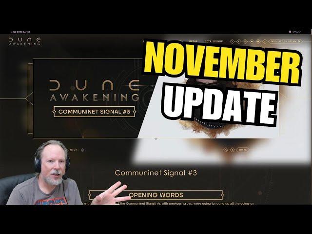 Dune: Awakening Update for November 2024