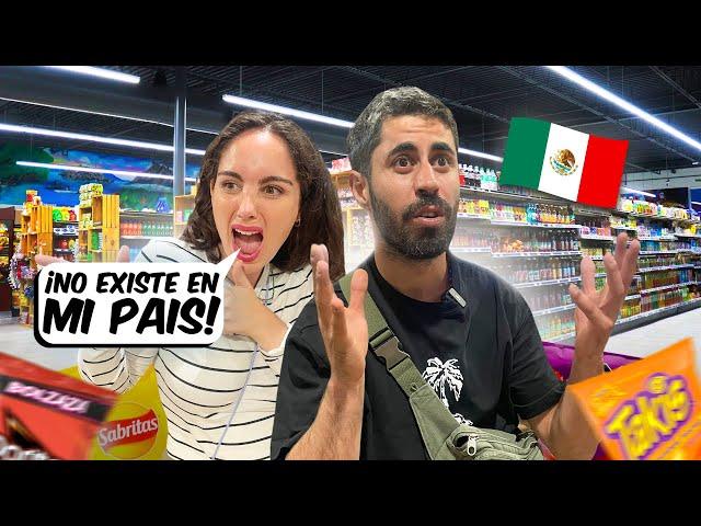 ESPAÑOLES VISITAN SUPERMERCADO MEXICANO POR PRIMERA VEZ *¡¡¿¿PERO ESTO QUE ES??!!**