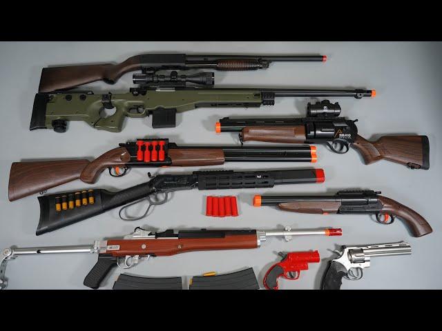 Hunter Sniper rifle Toy Gun - Airsoft Gun AWP - Nerf Gun Shot Gun - Realistic Toy Guns Collection