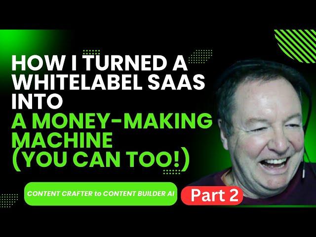 How I turned A Whitelabel SAAS Into a money making machine - Part 2