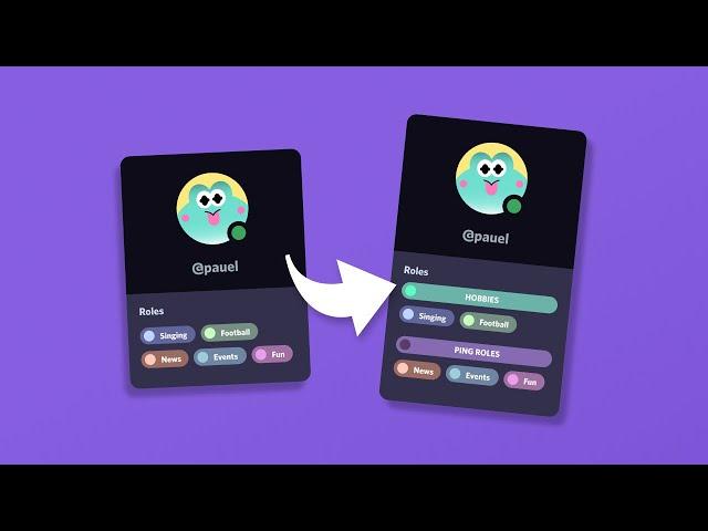 How to create Role Dividers on Discord | Roles Bot Tutorial