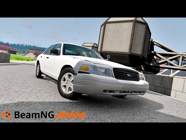 Driving Crown Vics Till Destruction! | BeamNG Drive Mods
