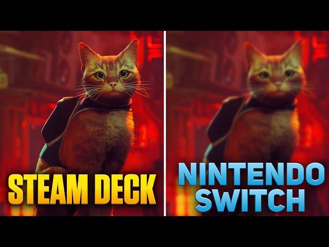 Steam Deck vs Nintendo Switch - Stray