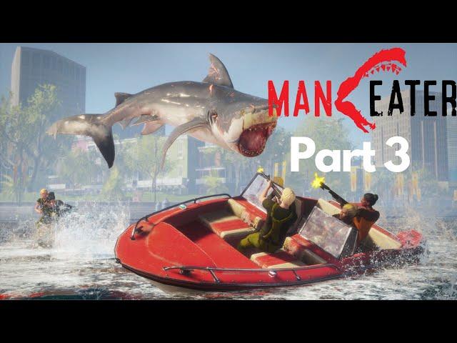 MANEATER Walkthrough Gameplay Part 3: Hunters Are Back!!