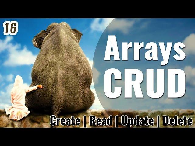 PHP Array CRUD | Create Read Update & Delete Arrays | Learn PHP in Hindi /Urdu