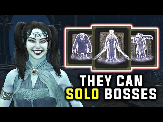 i used Best Spirit Ashes to Solo all Elden Ring DLC Bosses | Patch 1.14