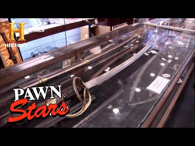 Pawn Stars: High Hopes for RARE John Wayne Sword (Season 8) | History