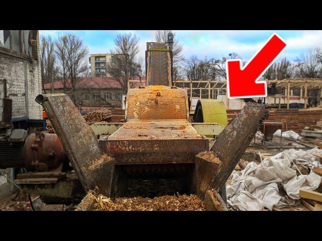 GIANT WOOD CHIPPER FAIL! What Went Wrong?