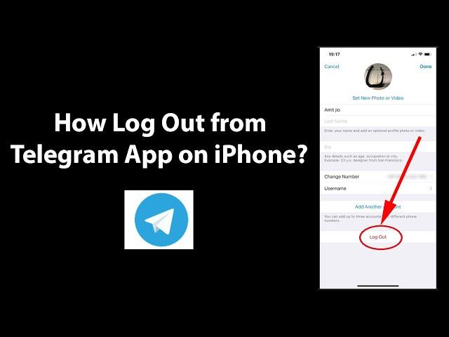 How to Log Out from Telegram App on iPhone?