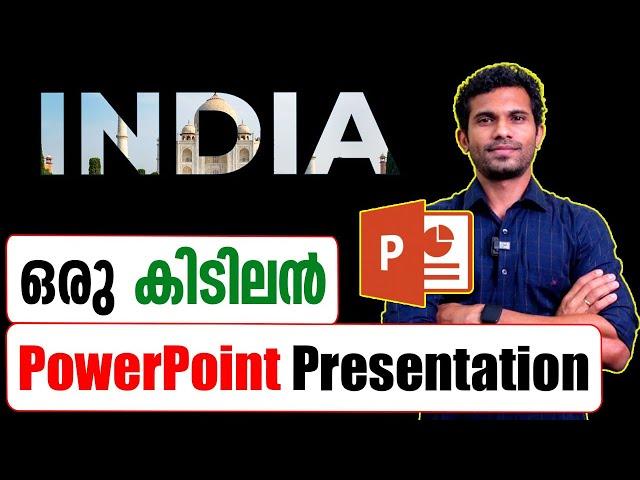 PowerPoint Tutorial for Beginners - Malayalam Tutorial