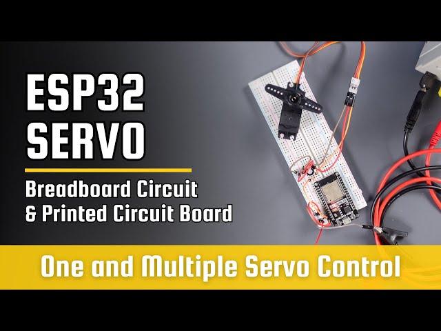 One and Multiple Servo Motor Control with ESP32 - No More Servo Jitter!