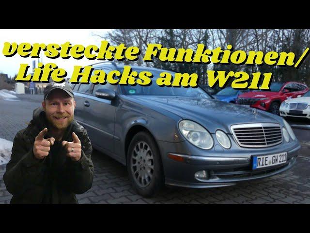 versteckte Funktionen, Life Hacks, Geheimnisse am Mercedes E-Klasse W211 | MB Youngtimer Parts