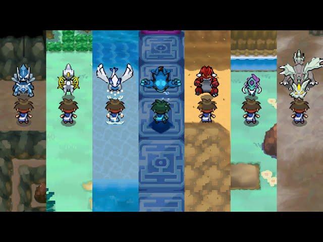 POKEMON BLAZE BLACK 2 & VOLT WHITE 2 REDUX - ALL LEGENDARY POKEMON LOCATIONS