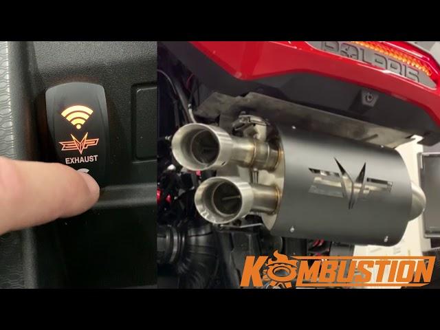 Captains choice RZR Turbo Exhaust with a switch