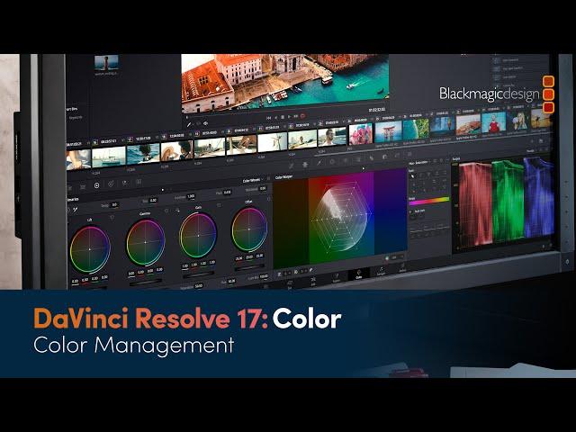 Обучающие материалы о грейдинге в DaVinci Resolve 17 Управление цветом