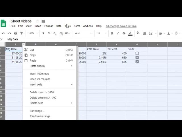 How to sort by date in Google sheets  |  How to order by Date