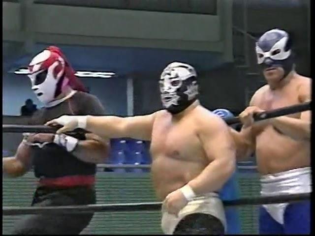 Super Astro & Kendo & Lizmark vs Pirata Morgan & Bestia Salvaje & Rey Buccanero (CMLL - 1997.02.06)