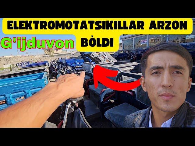 ‼️️ ELEKTRO MOTOTSIKILLAR NARXI ARZON BÒLDI  G'IJDUVONDA NARXLAR QANDAY BÒLYAPDI️907153414