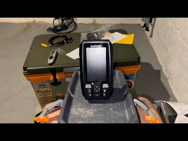 Finally Installed My New Fish Finder on my Kayak | GARMIN STRIKER VIVID 4CV