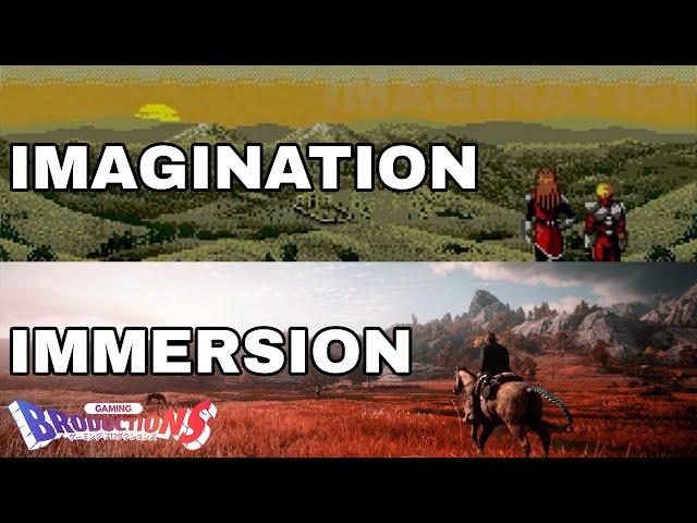 Imagination vs. Immersion in Video Games