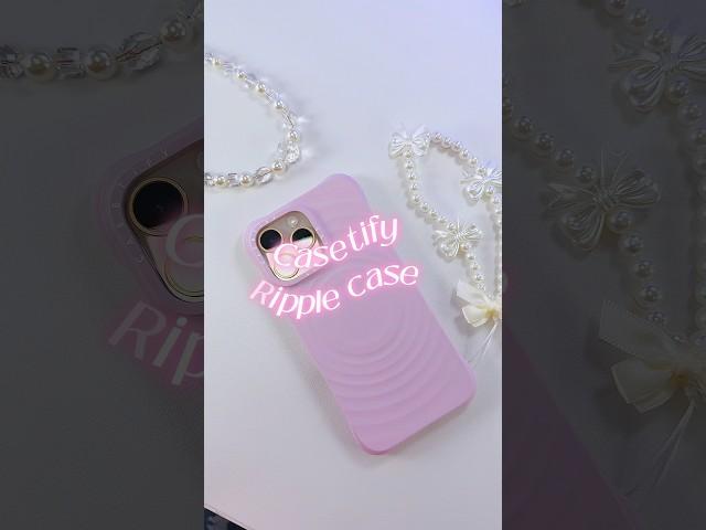 Casetify ripple case unboxing + wallet magsafe #phoneaccessories #pinkphone #iphone16promax #iphone