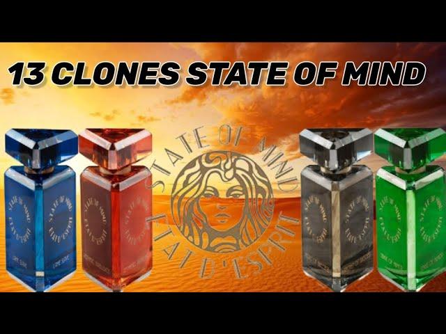 13 CLONES STATE OF MIND #stateofmind #equivalenciadearoma #clonesdeperfumes #clones