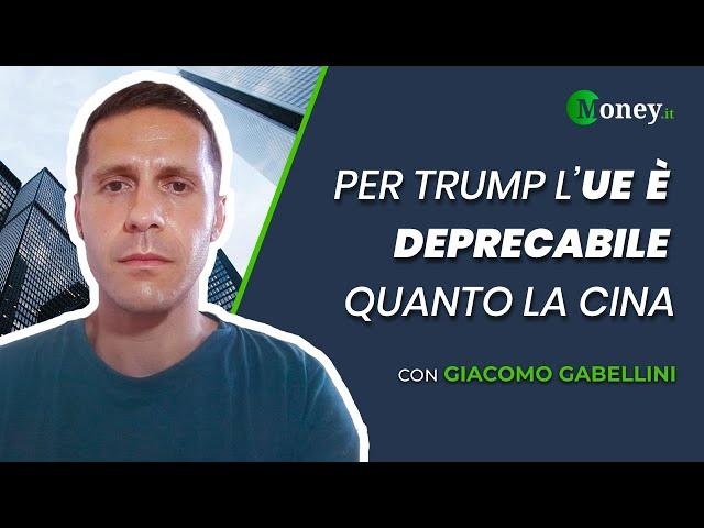 Per Trump l’UE È DEPRECABILE quanto la Cina - con Giacomo Gabellini