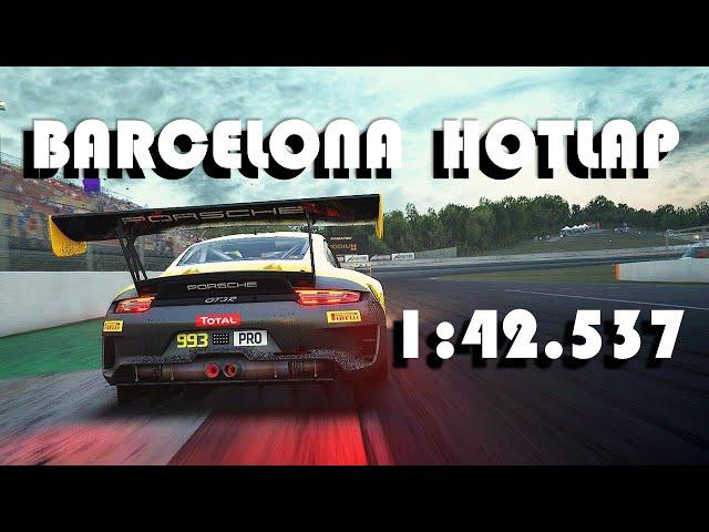 BARCELONA HOTLAP | 1:42.537 | Assetto Corsa Competizione | Porsche 911 II GT3R