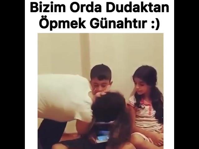 Dudaktan öpmek günahmış