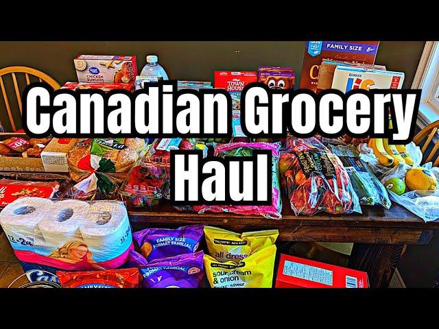 WEEKLY GROCERY HAUL | $200 CANADIAN GROCERY HAUL FAMILY OF SIX.