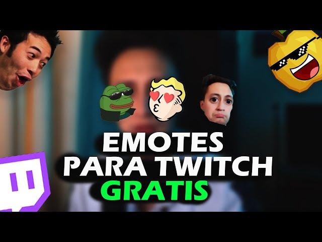 CREA EMOTES PARA TWITCH ( GRATIS SIN PHOTOSHOP )